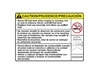 Fuel Warning Label – Part Number: 00290000