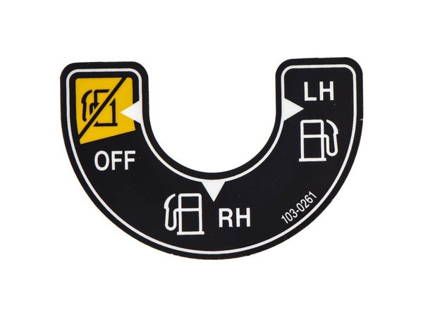 9255436-1-M-Toro-103-0261-Decal-Valve, Fuel