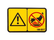 Decal-Warning, Hot Surface – Part Number: 106-5517