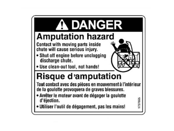 9267395-1-M-Murray-1737865YP-Decal Danger Chute