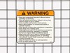 Decal, Caution List – Part Number: 539008318