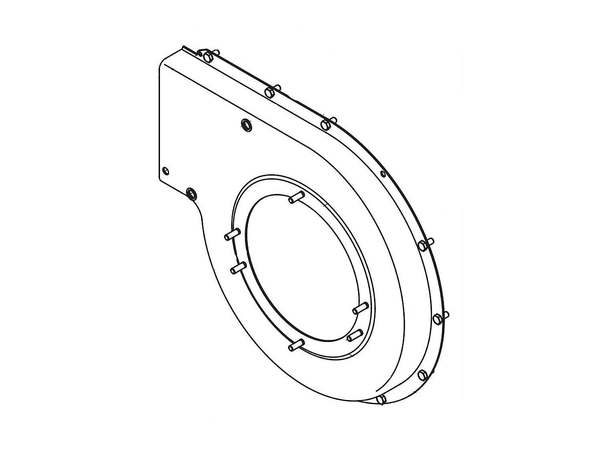 9293688-1-M-MTD-681-0004A-Flail Housing Ass'y.-L.H.