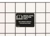 Decal, Deck Level – Part Number: 7101937YP