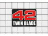 Label-rider Deck Y – Part Number: 777D11629