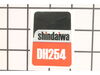 Label, DH254 – Part Number: X504006000