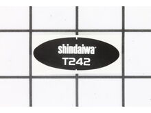 Label, Shindaiwa T242 – Part Number: X504006020
