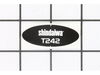 Label, Shindaiwa T242 – Part Number: X504006020