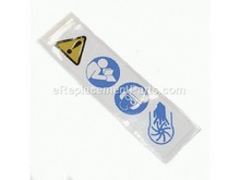 Label-caution – Part Number: X505002080