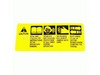 Caution Label – Part Number: X505003380