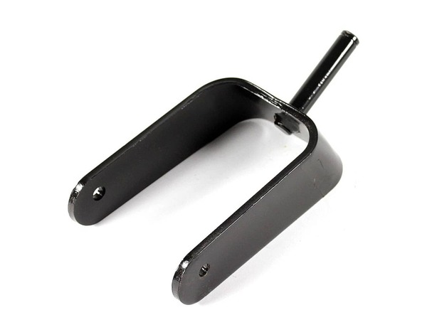 9348534-1-M-Snapper-1733448A-Weldment, Caster Yoke & Spindle- Black