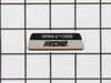 Label-Model-Srm-210Sb – Part Number: X543000180