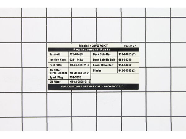 9458429-1-M-Troy-Bilt-777X44933-Label-parts List