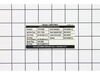 Label-parts List – Part Number: 777X44933