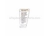 Decal Instruction (Right Half) – Part Number: 530024795