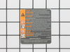 Decal-Warning – Part Number: 530059905