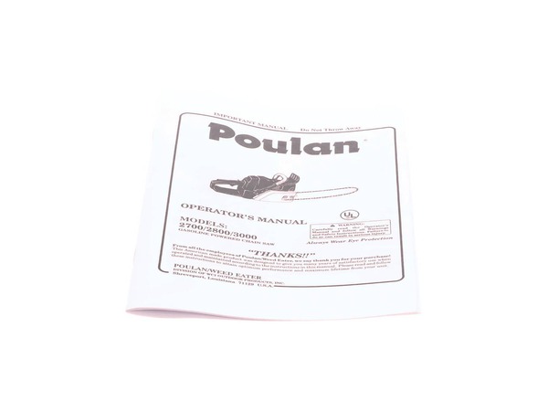 9472227-1-M-Poulan-530068807-Manual-Model 2700,2800,3000