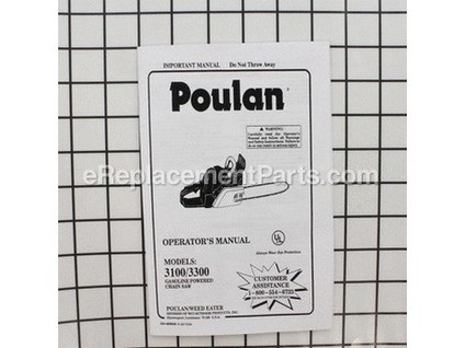 9472231-1-M-Poulan-530068956-Manual-Model 3100,3300