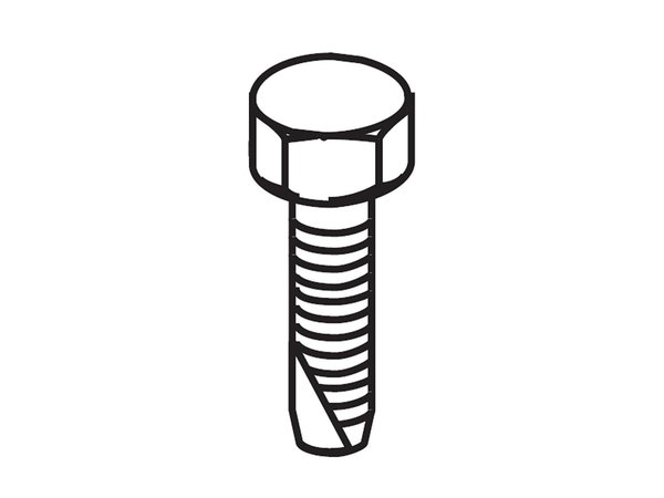 9490577-1-M-Poulan-71110408-Bolt Fin Hex l/4-20 Uncx 1/2
