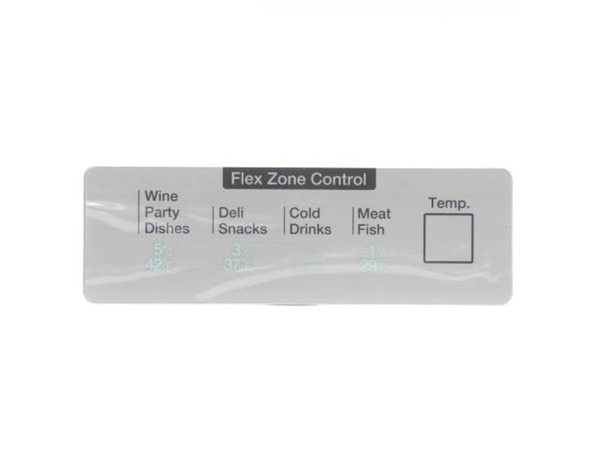 9492939-1-M-Samsung-DA64-04526A-Drawer Flex Zone Control Inlay