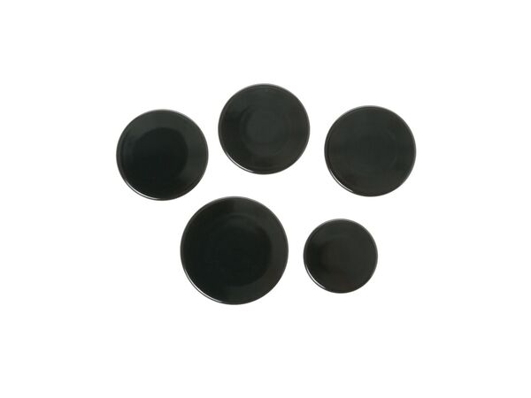 9493017-1-M-GE-WB29X22306-Burner Cap Kit - Black