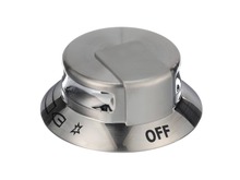 Burner Knob - Stainless – Part Number: 318569904