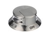 Burner Knob - Stainless – Part Number: 318569904