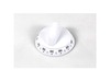 THERMOSTAT KNOB GE (White) – Part Number: WB03K10154