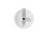 KNOB & CLIP Assembly (GE-WHT) – Part Number: WB03T10219