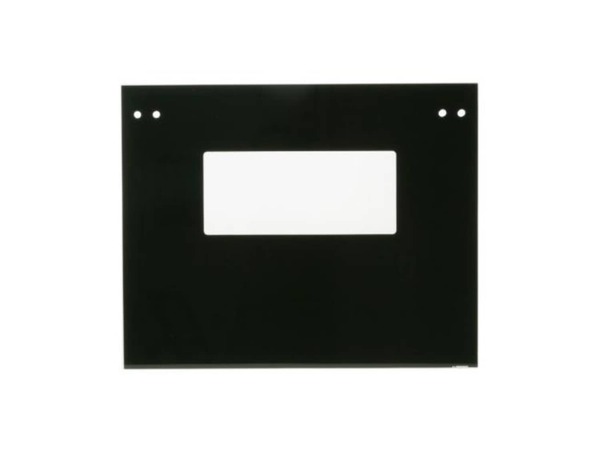 952931-1-M-GE-WB15T10122        -Outer Oven Door Glass - Black