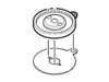 Large Burner Base – Part Number: WB16T10025