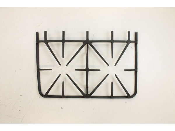 955088-1-M-GE-WB31K10139        -Double Burner Grate - Black - Left Side