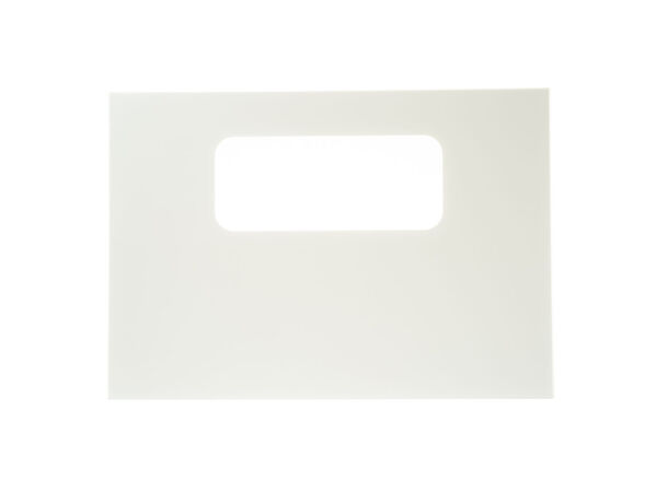 956511-1-M-GE-WB56T10149        -Outer Oven Door Glass - White