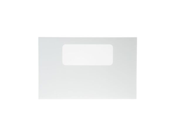 956795-1-M-GE-WB57K10086        -Outer Oven Door Glass - White