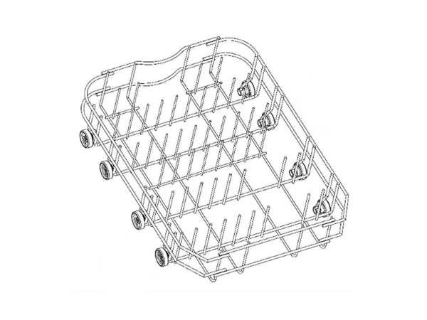959373-1-M-GE-WD28X10151        - LOWER RACK Assembly
