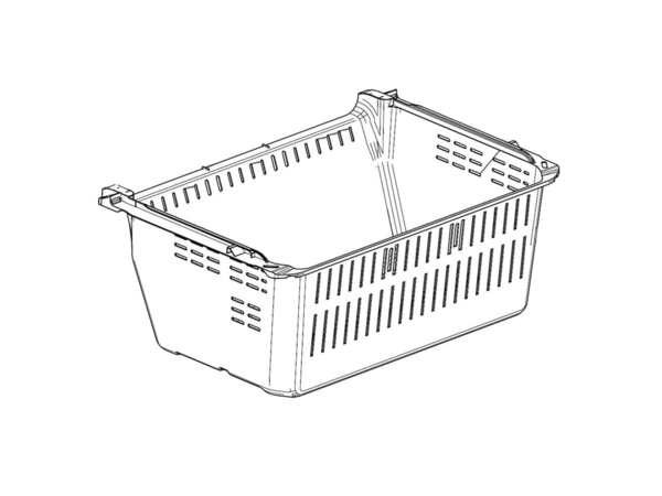 9603772-1-M-Samsung-DA63-04251B-TRAY DRAWER-BOX;AW2-14,P