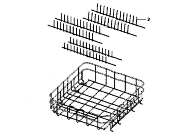 9606472-1-M-Samsung-DD97-00197A-Assembly BASKET LOWER;DW9900