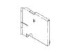 Left Hand CONDENSER BAFFLE – Part Number: WR17X11698