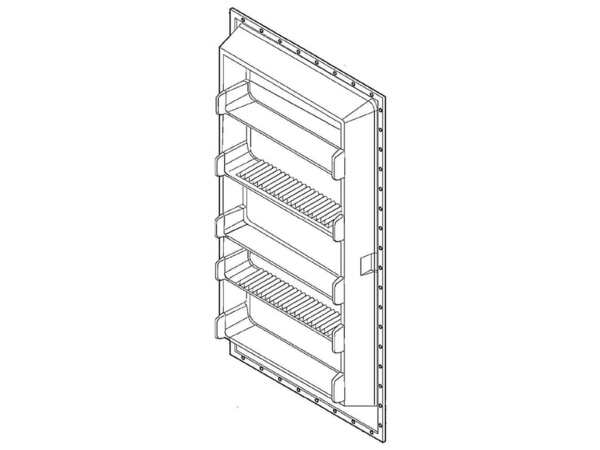 967280-1-M-GE-WR77X10060        -PANEL-INNER DOOR Freezer