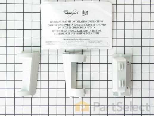 973431-1-M-Whirlpool-8530070           -Door Reversal Kit - Platinum