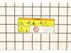 Label(Warning) – Part Number: 073-20051-81