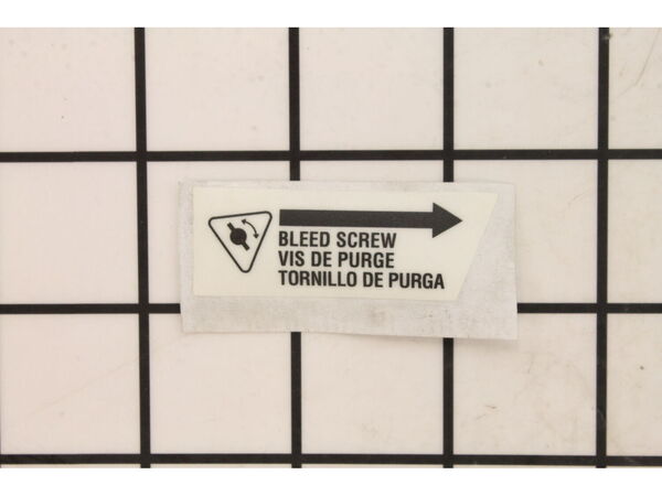 9872842-1-M-Homelite-099077005902-Bleed Screw Location Label