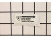Bleed Screw Location Label – Part Number: 099077005902