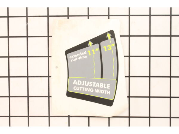 9872894-1-M-Ryobi-099627001007-Adjustable Cutting Width Label