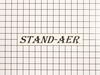 Decal, "Stand-Aer" – Part Number: 100380