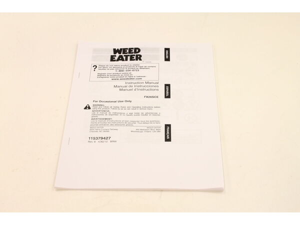 9882735-1-M-Weed Eater-115379427-Operator Manual