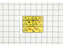 Decal-warning, Ce – Part Number: 117-4143