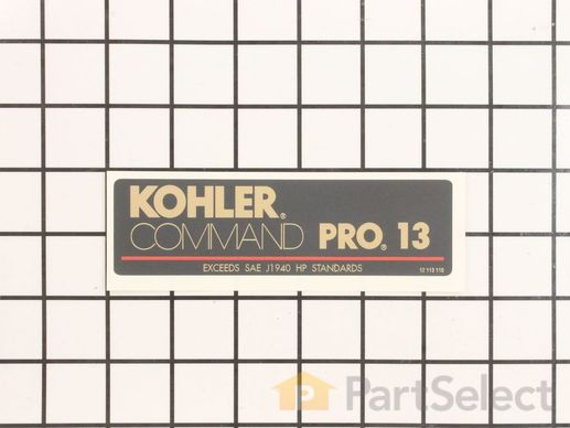 9884642-1-M-Kohler-12113110-S-Decal , 13 Hp