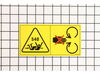 Label-Pto Danger – Part Number: 12168