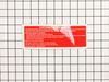 Decal.Warn.C – Part Number: 133644