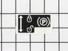 Brake Decal – Part Number: 140837